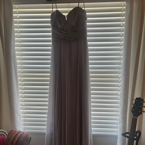 Amsale Bella Bridal Dress in Ice size 8 - Picture 4 of 5